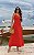 Vestido Midi Em Sarja Evase - Imagem 1