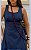 Vestido Midi Tricoline Franzido Busto - Imagem 5