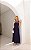 Vestido Midi em Alfaiataria Com Recortes e Bordado Frontal - Imagem 6