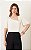 Blusa Em Crepe Decote Assimétrico Com Fivela Milalai - Imagem 9