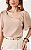 Blusa Em Crepe Decote Assimétrico Com Fivela Milalai - Imagem 2