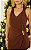 Vestido Midi Malha Crepe Aviamento Donna Ritz - Imagem 2