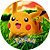 Painel Redondo Personalizado Pokemon - Imagem 2