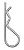 016103 PINO ACO 4mm (GRAMPO TIPO R) LAV DE ROUPAS SEMI-AUT 10KG TANQUINHO - Imagem 1