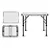 MESA ALUMINIO DOBRAVEL 45L X 60C X 58/26A - TITANIUM - Imagem 1