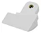 A07412401 41037023  SUPORTE  PUXADOR BRANCO REFRIGERADOR ELECTROLX - Imagem 1