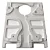 67401412 41019695 - CAPA TRASEIRA REFRIG ELECTROLUX ORIGINAL - Imagem 1