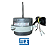 MOTOR VENTILADOR  WEG 1/15 CV 220V  900rpm COND AR  BARRIL ( COD, WEG 15759226) 18/22/24.000 btus - Imagem 1