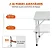 MESA ALUMINIO DOBRAVEL 90L X 60C X 30/70A - Imagem 3