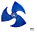 HELICE PLAST 35cm (L) x 12,5mm (A) AR CONDICIONADO PHILCO UNIDADE EXTERNA - Imagem 2