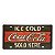 Placa Decorativa em Metal - Coca-Cola - alto relevo - Imagem 1