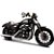 Kit Presente Harley-Davidson Sportster Iron 1:12 + Expositor + Quadros - Imagem 3