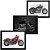 Combo 3 Quadros Motocicleta - 33x43cm - Imagem 1