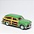 Miniatura Ford Woody Wagon 1949 Verde - 1:40 - Imagem 8