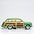 Miniatura Ford Woody Wagon 1949 Verde - 1:40 - Imagem 9