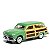 Miniatura Ford Woody Wagon 1949 Verde - 1:40 - Imagem 3