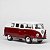 Miniatura Perua Kombi Vermelha 1962  - Saia e Blusa - 1:32 - Imagem 1