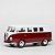 Miniatura Perua Kombi Vermelha 1962  - Saia e Blusa - 1:32 - Imagem 3