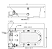 Banheira Carina Single G4 - Acrílica - 8 Jatos - 150x80x48cm - Jacuzzi® C/ Aquecedor - Imagem 4