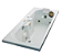 Banheira SPAZIA 90 - Acrílica - 6 Jatos - 180x90x45,5cm - Jacuzzi® C/ Aquecedor - Imagem 5