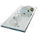 Banheira SPAZIA 90 - Acrílica - 6 Jatos - 140x90x45,5cm - Jacuzzi® C/ Aquecedor - Imagem 3