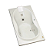 Banheira de Hidromassagem - EURA - Acrílica - 8 Jatos - 150x91x48,5cm - Jacuzzi® - Imagem 3