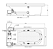 Banheira Carina Single G4 - Acrílica - 8 Jatos - 170x80x48cm - Jacuzzi® - Imagem 3