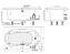 Banheira EURA - Acrílica - 8 Jatos - 150x91x48,5cm - Jacuzzi® - Imagem 4
