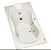 Banheira EURA - Acrílica - 8 Jatos - 165x91x48,5cm - Jacuzzi® - Imagem 3