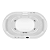 Banheira EUROPE - Acrílica - 8 Jatos - 184x112x56cm - Jacuzzi® - Imagem 1
