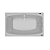 Banheira MYSIA DUPLA G2 - Acrílica - 7 Jatos - 183x113x41,5cm - Jacuzzi® - Imagem 1