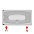 Banheira de Hidromassagem MYSIA G1 - Acrílica - 3 Jatos - 183x93x41,5cm - Jacuzzi® - Imagem 4