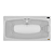 Banheira de Hidromassagem MYSIA G1 - Acrílica - 3 Jatos - 165x86x41,5cm - Jacuzzi® - Imagem 1