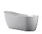 Banheira de Imersão ROMANA - Acrílico - 150x75x70cm - Jacuzzi - Imagem 1