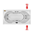 Banheira com Hidromassagem ESPREE - Acrílica - 10 Jatos - 152,5x81x54cm - Jacuzzi® - Imagem 4