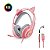 Fone De Ouvido Headset Gamer Gatinho  Kp-ga04 - Imagem 4