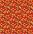 Tecido Tricoline Vermelho Pimentinhas 1,40x1,00m Artesanatos - Imagem 2