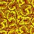 Tecido Tricoline Mármore 1,40x1,00m Amarelo Ouro - Imagem 1
