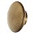 KIT PAR de Ponteira Para Varão de Cortina Ouro Velho Chata 28mm Decorativa - Imagem 1