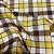 Tecido Flanela Xadrez 1,47m Amarelo e Marrom Para Roupas - Imagem 1