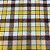 Tecido Flanela Xadrez 1,47m Amarelo e Marrom Para Roupas - Imagem 2