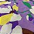Tecido Viscose Lilás Flores 1,40m Para Roupas - Imagem 2