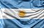 Bandeira da Argentina de Cetim 1,40x0,91cm Copa do Mundo - Imagem 1