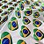 Tecido Estampado Coração do Brasil 1,45x1,00m Copa do Mundo - Imagem 2