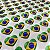 Tecido Estampado Coração do Brasil 1,45x1,00m Copa do Mundo - Imagem 1