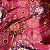 Tecido Cetim Estampado 1,40x1,00m Mandala Rosa - Imagem 2