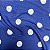 Tecido Viscose Azul Pastel Poá 1,45m Para Roupas - Imagem 2