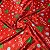 Tecido Cetim Vermelho Merry Christmas 1,40m Decoração de Natal - Imagem 5