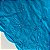 Tecido Lese Bordada Azul Piscina 1,30x1,00m 100% Algodão Laise - Imagem 4