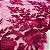 Tule Bordado Pink Juliana 1,35x1,00m Fios 3D - Imagem 1